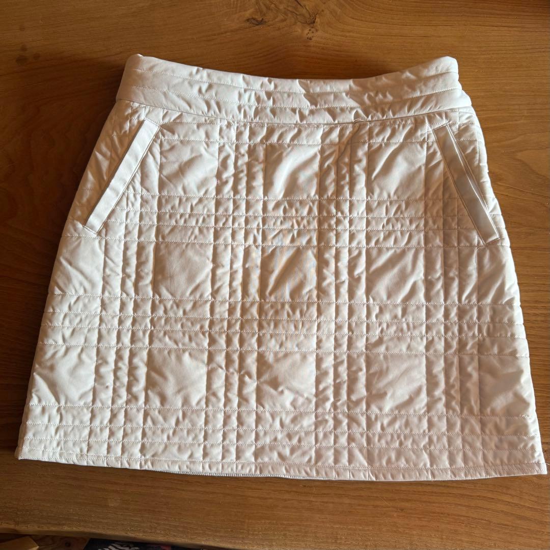 adidas ゴルフ キルティングスカート白XL