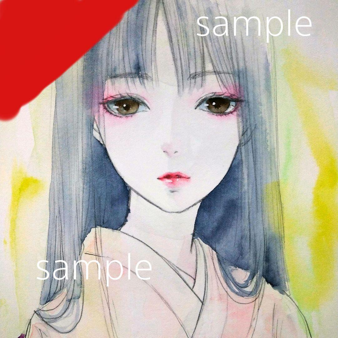 23119/B  専用　絵画　　ドローイング　和装