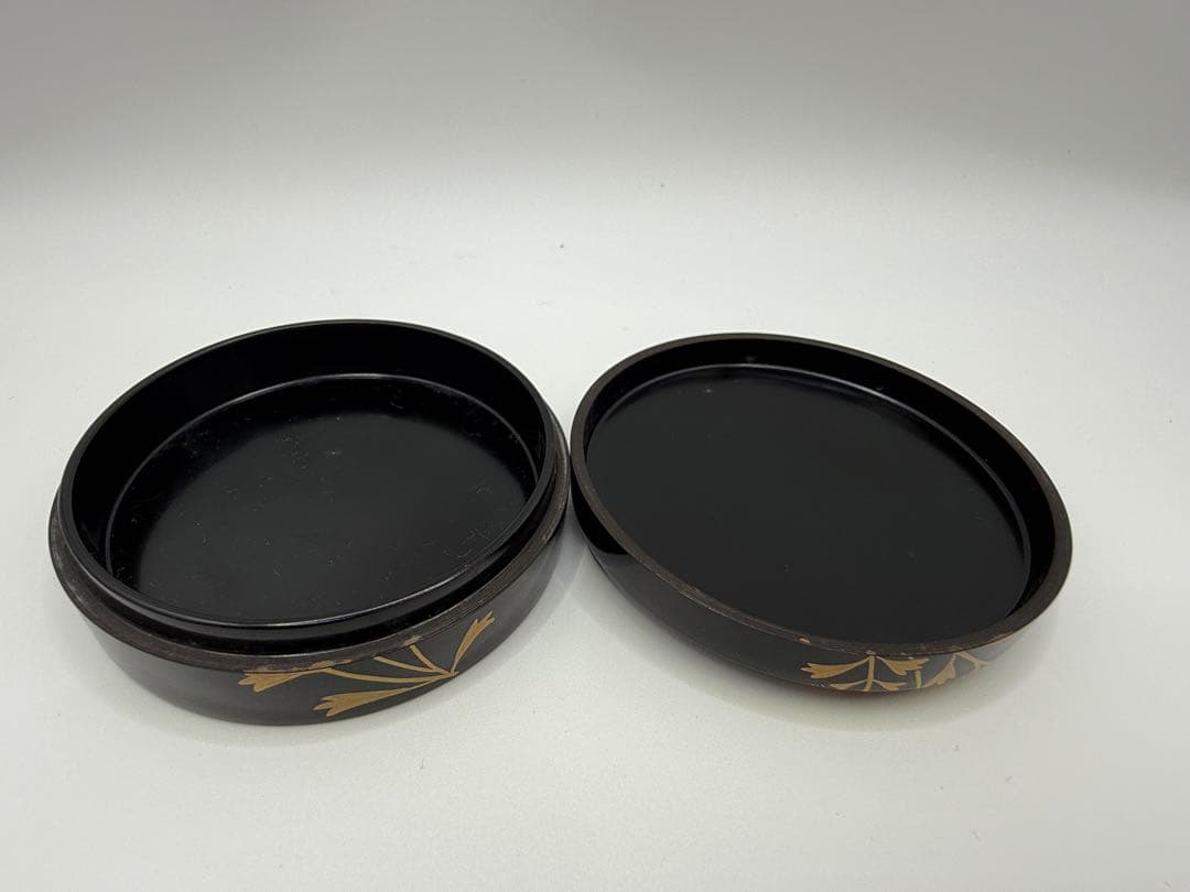 お茶道具　香盆　蒔絵　在名