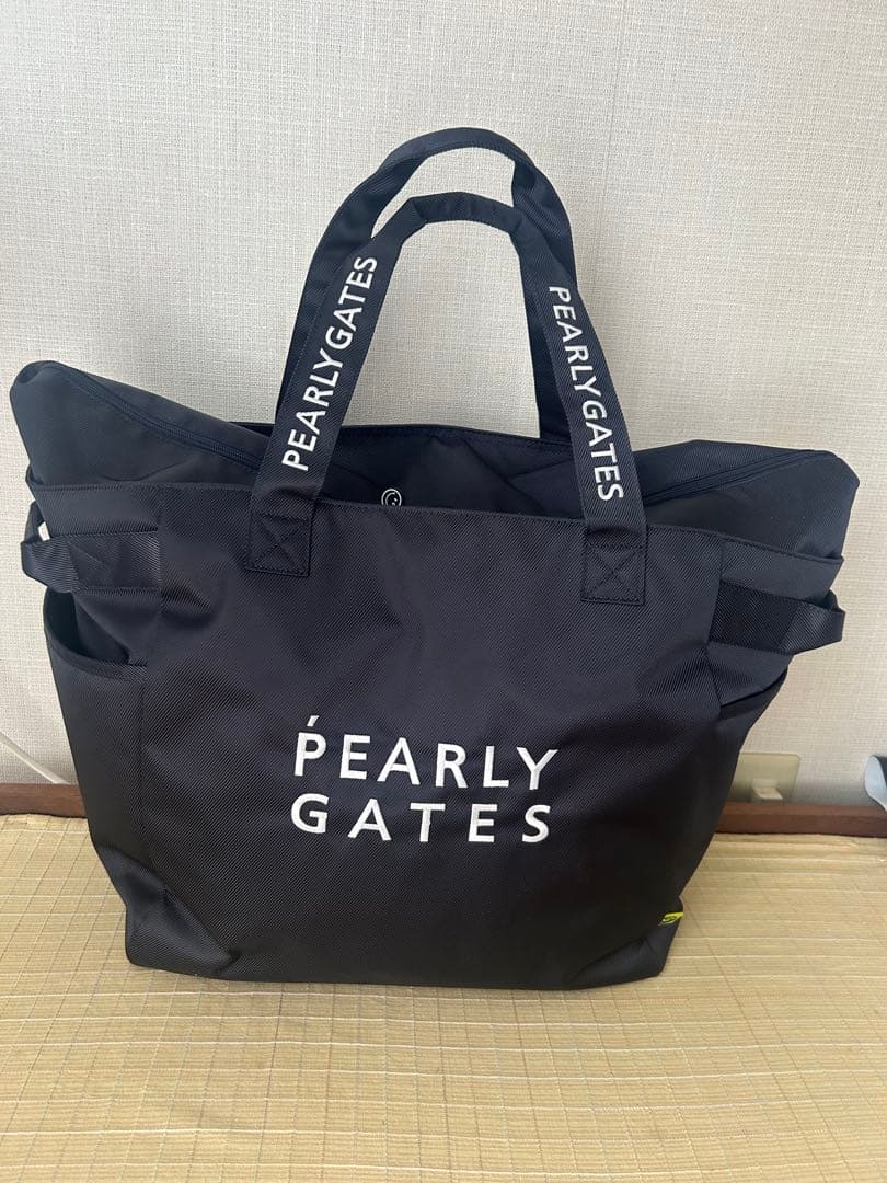 PEARLY GATES ブラック ゴルフバッグ 　ロッカーバッグ
