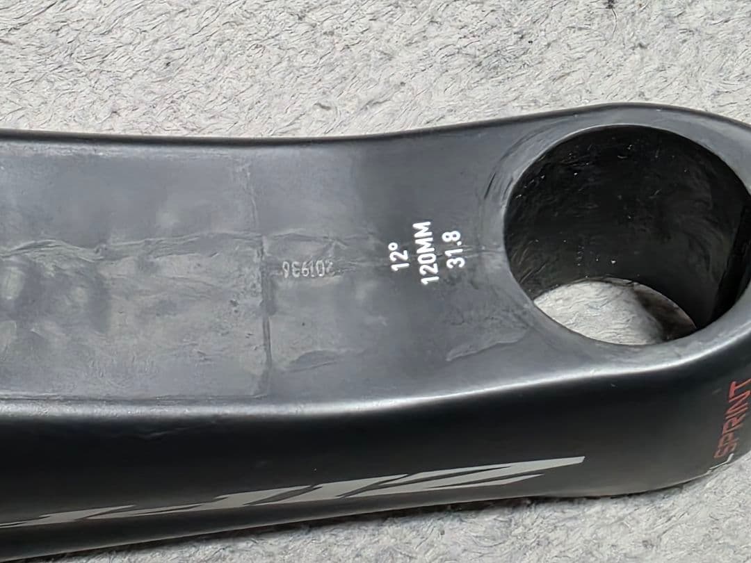 ZIPP SL SPRINT ステム 12° 120mm REC-MOUNT