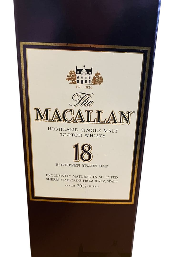 The Macallan 18年 シングルモルトウイスキー 2017年
