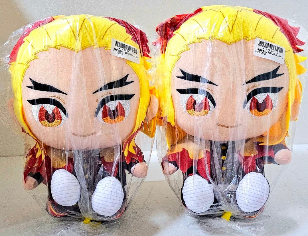 ❤オンクレ美品❤ 鬼滅の刃 ぬいぷりけおすわりBIG３煉獄杏寿郎 2体セット