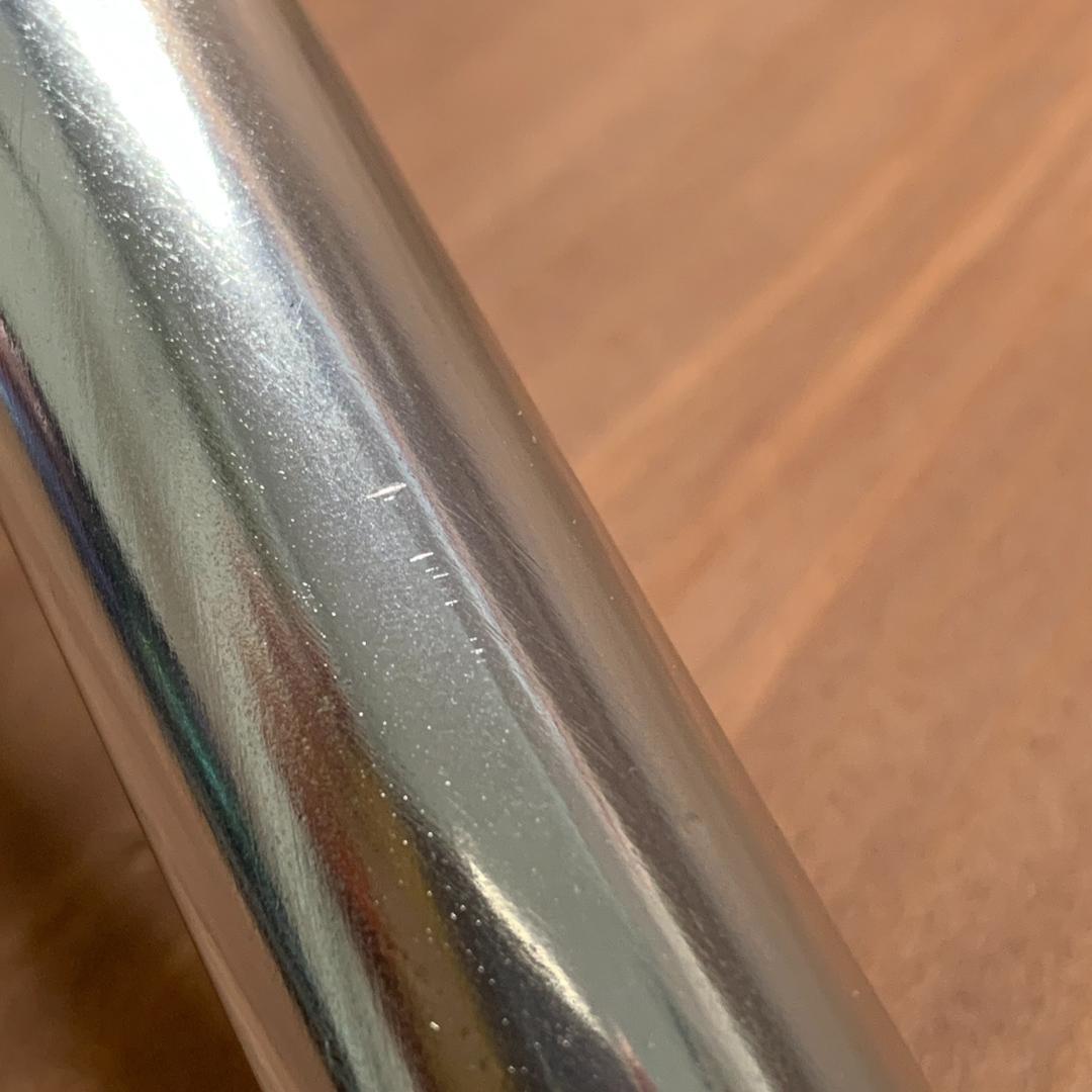 【新品】アルミ製 ステム一体型ハンドル シルバー 軽量&快適！