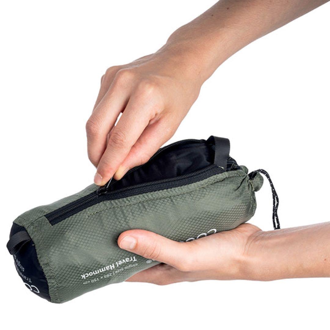 新品未使用 Cocoon トラベルハンモックセット シングル サイプレスグリーン