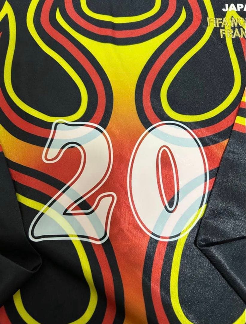 日本代表 川口能活 1998 W杯　GK 炎 ユニフォーム キーパー　L 新品