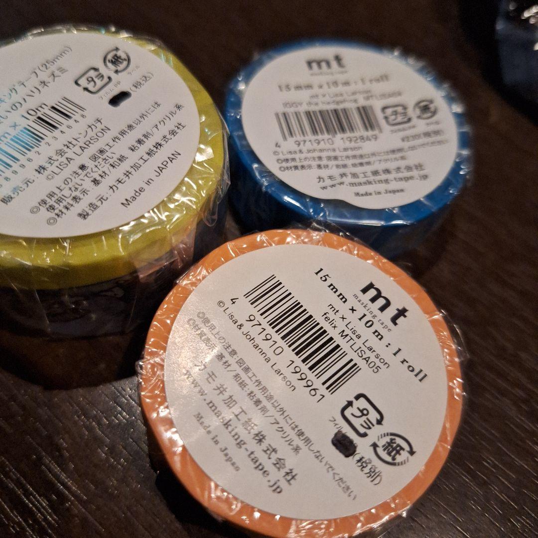 リサラーソン　マスキングテープ　マステ　はりねずみ　13　種類　新品未使用