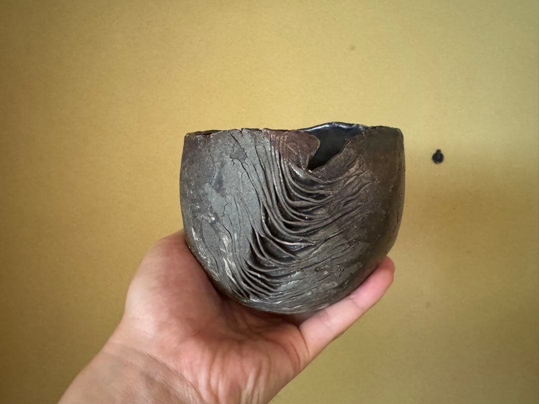 泉田之也　積層盌　茶碗　現代作家