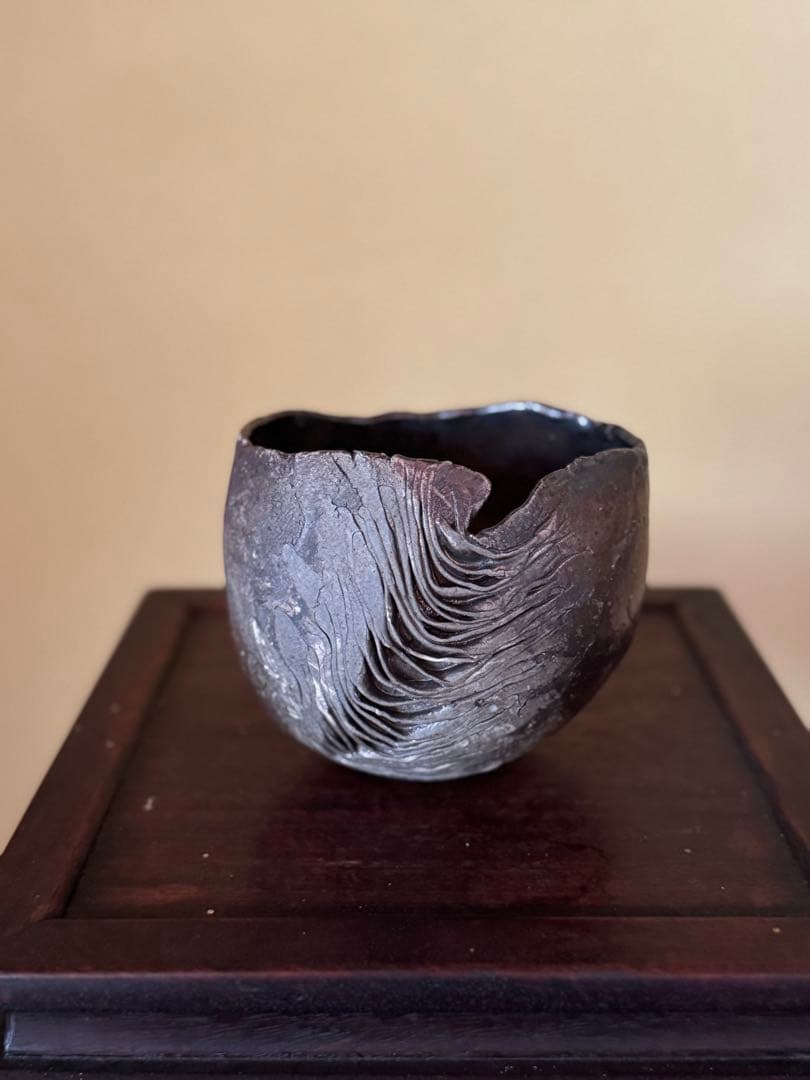 泉田之也　積層盌　茶碗　現代作家