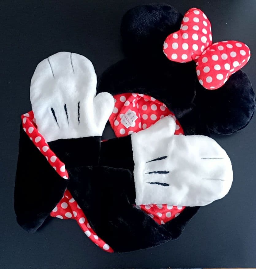 ディズニー ミニー マフラーキャップ