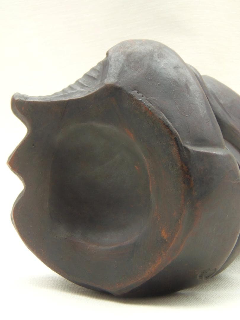 古備前 七福神 座大黒天 大黒様 置物 珍品 レア古備前・レア備前焼 骨董品