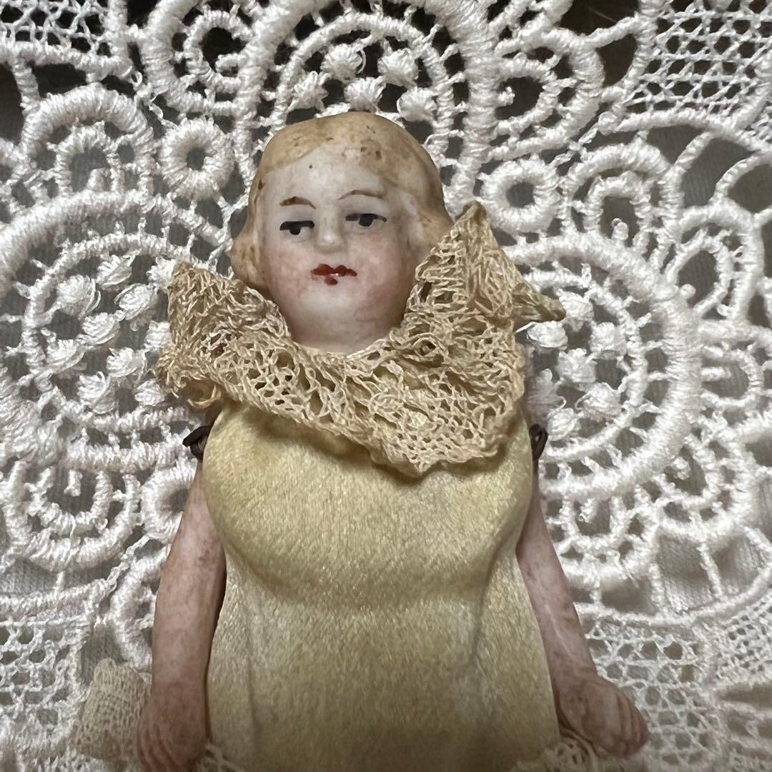 アンティーク　ビスクドール　ミニョネット