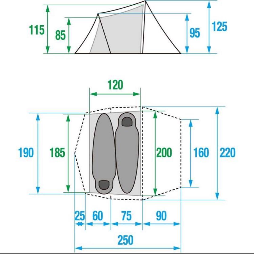 【中古】ノースフェイス　エバカーゴ2