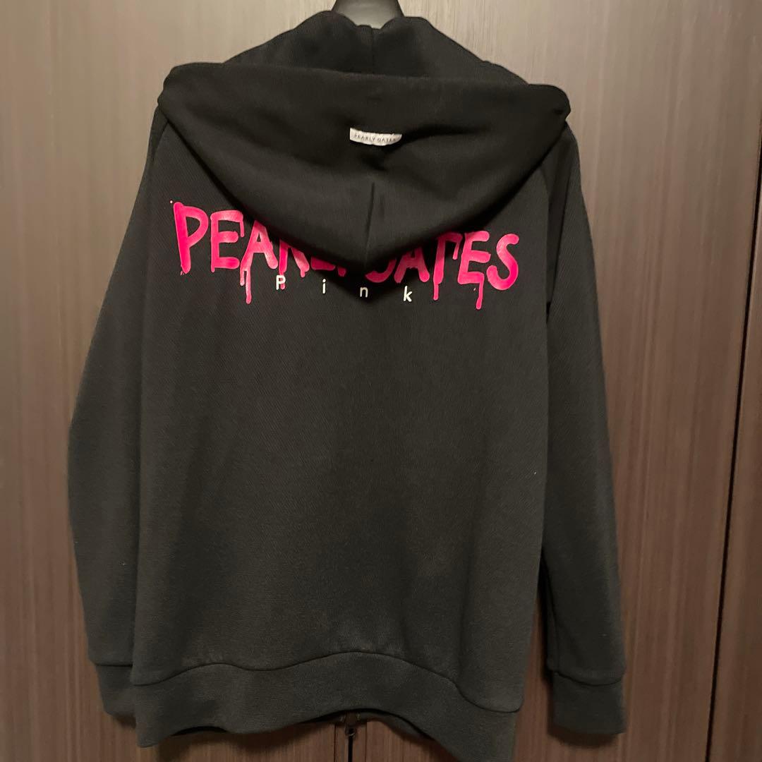 パーリーゲイツ　ピンクパーカー　ブラックサイズ0 ゴルフウェア　かわいい美品❣️