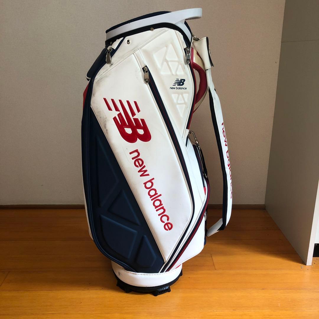 new balance ニューバランス キャディバッグ ホワイト フード無し
