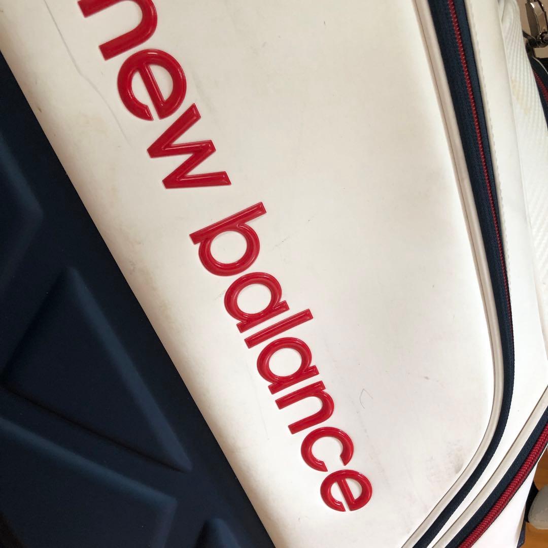 new balance ニューバランス キャディバッグ ホワイト フード無し