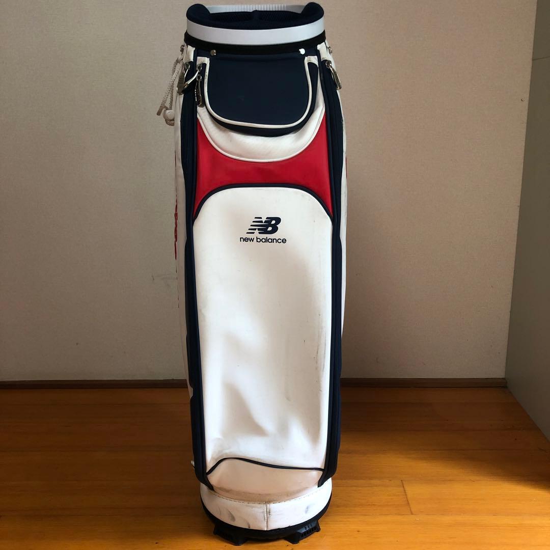 new balance ニューバランス キャディバッグ ホワイト フード無し