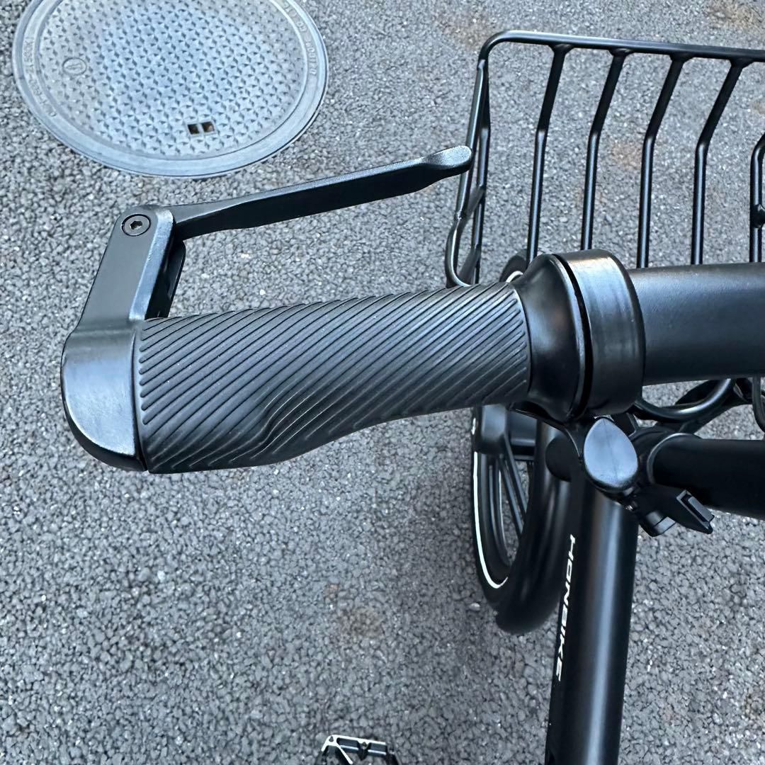 HONBIKE 電動アシスト自転車 前カゴ付走行142キロ