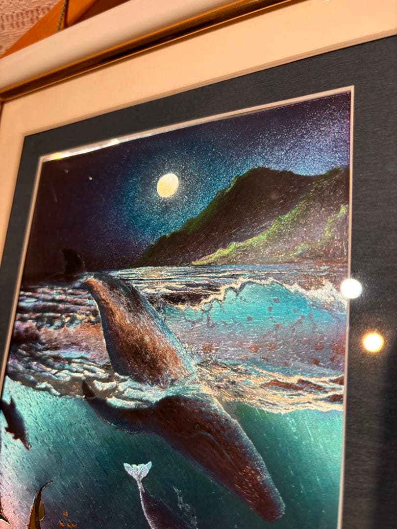 希少！ラッセン　絵　画　立体　複製画