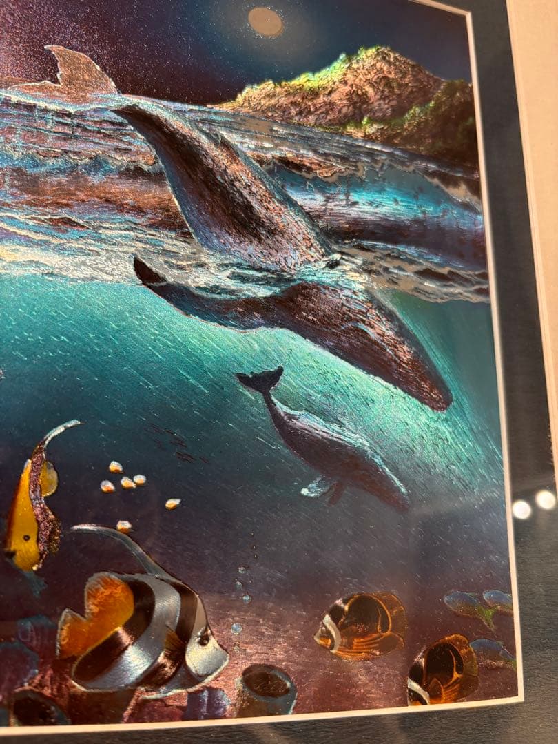 希少！ラッセン　絵　画　立体　複製画