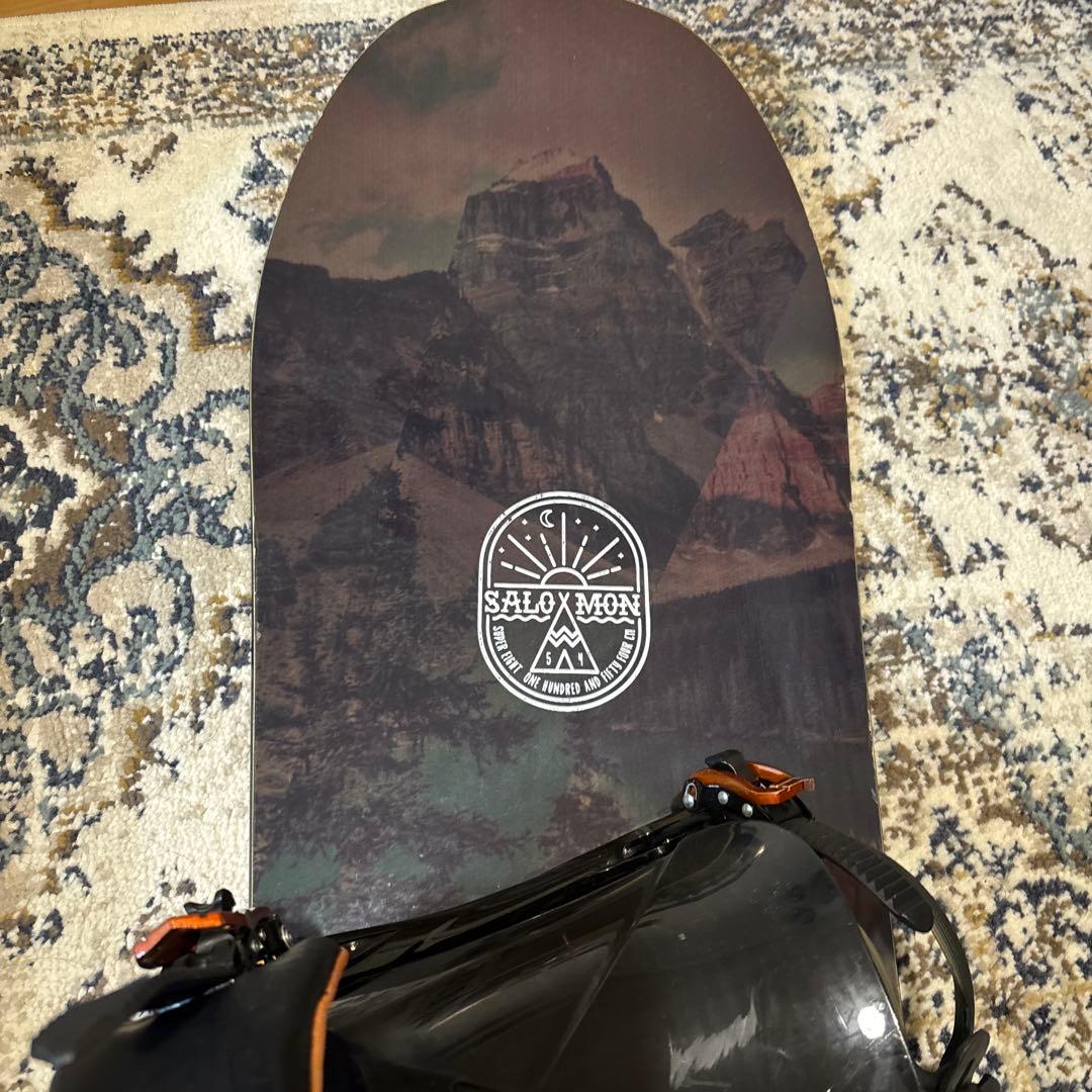 Salomon サロモン　バインディング付　スーパーエイト　スノーボードセット