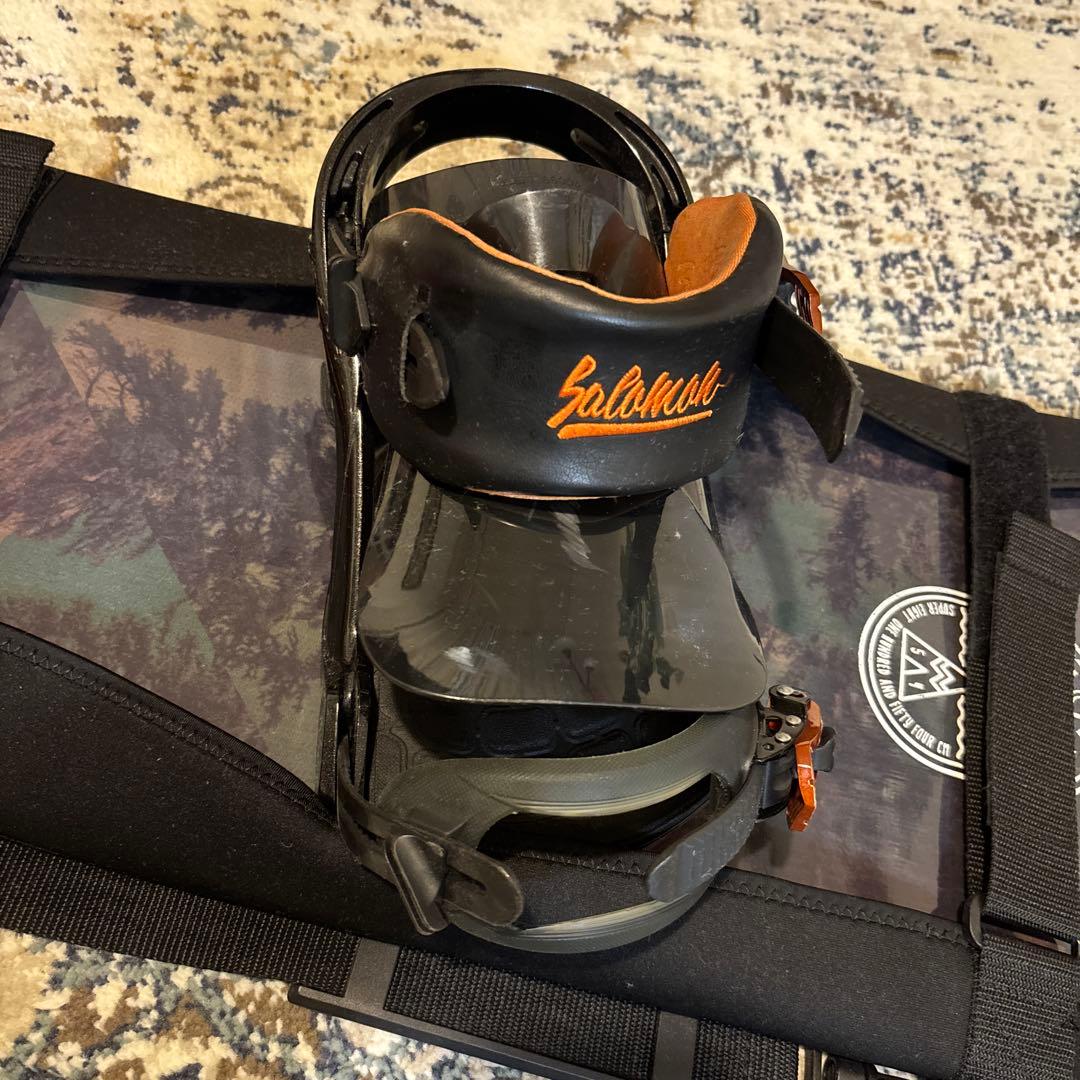 Salomon サロモン　バインディング付　スーパーエイト　スノーボードセット