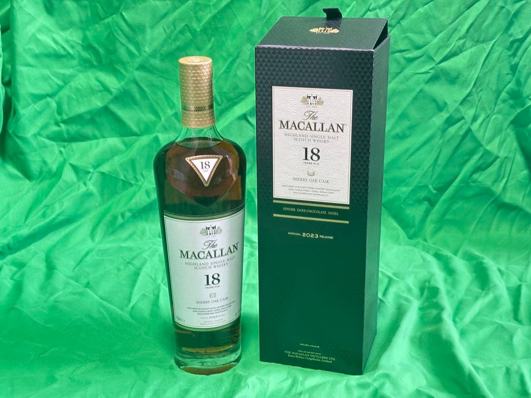 未開栓,限定値下げ　マッカラン　18年 シングルモルトウィスキー　700ml