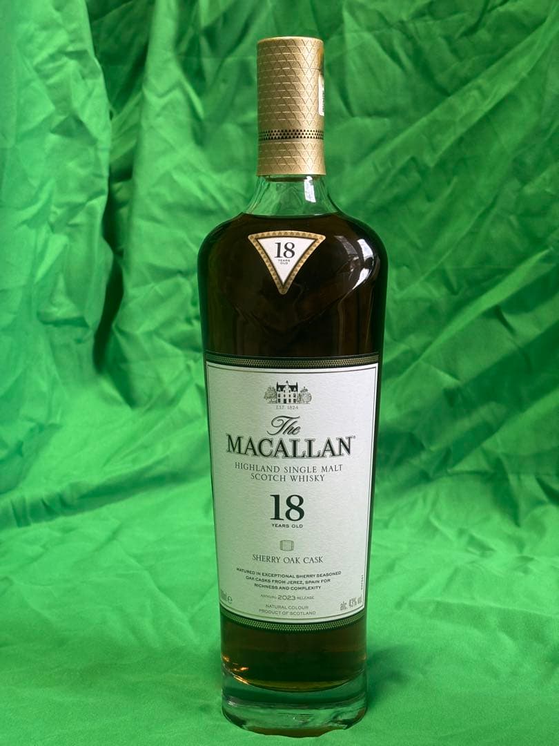 未開栓,限定値下げ　マッカラン　18年 シングルモルトウィスキー　700ml