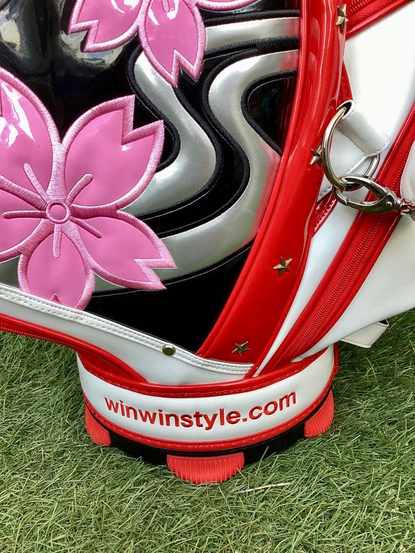 訳ありウィンウィンスタイル日本一キャディバッグ タグ付き未使用品