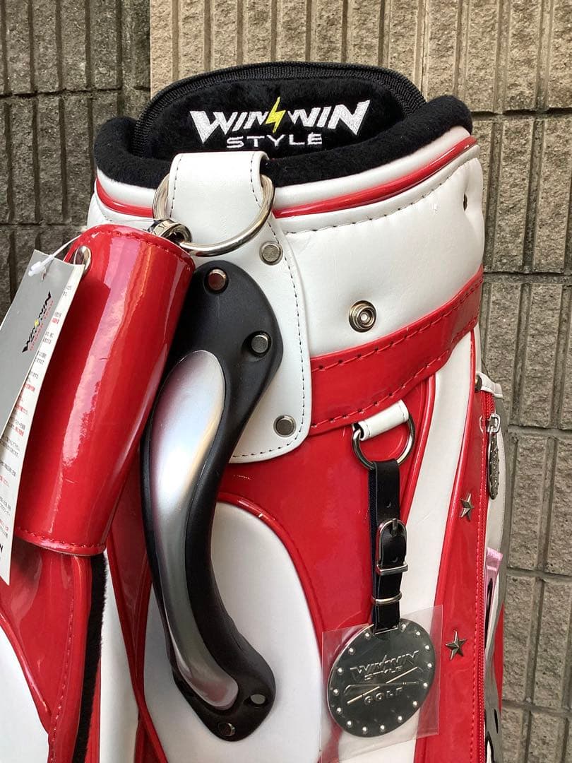 訳ありウィンウィンスタイル日本一キャディバッグ タグ付き未使用品
