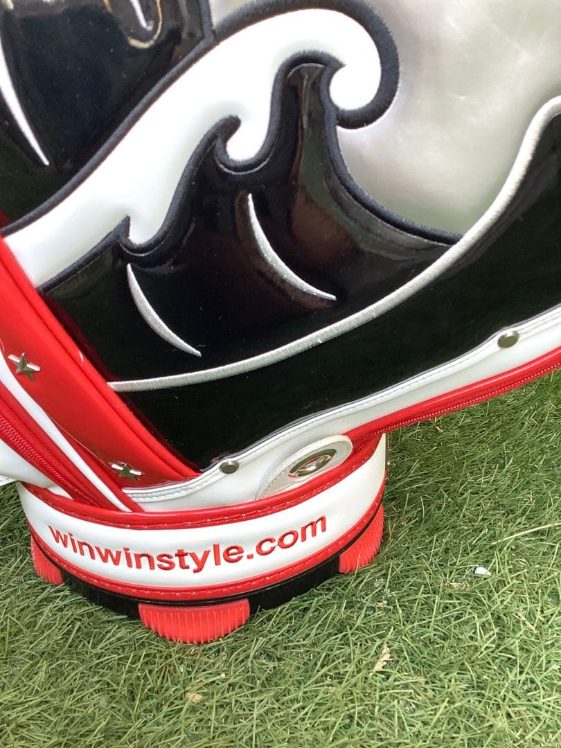 訳ありウィンウィンスタイル日本一キャディバッグ タグ付き未使用品