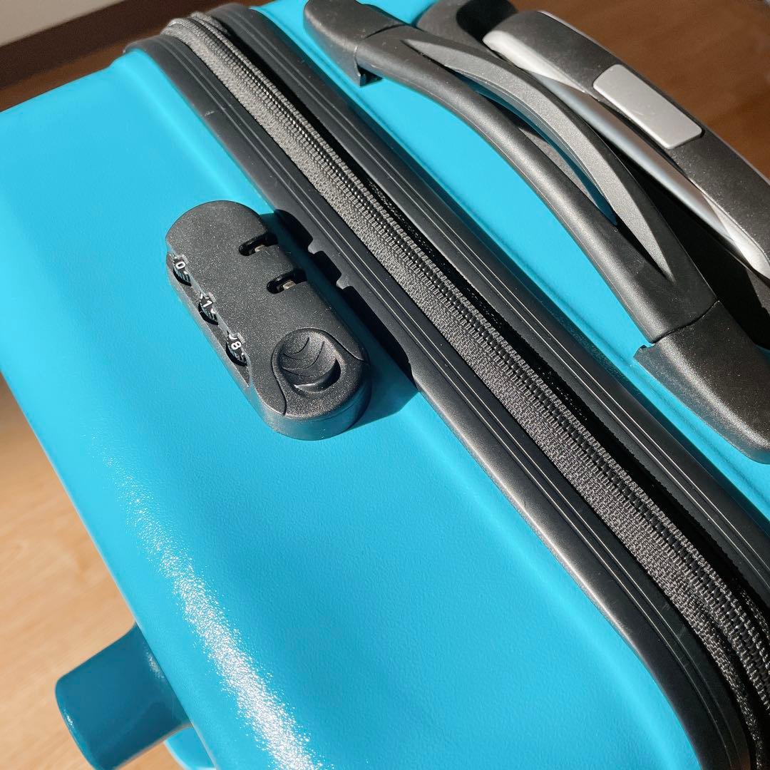 美品✨️ NORICCO 子どもが乗れるキャリーケース プレミアムシート 旅行 青