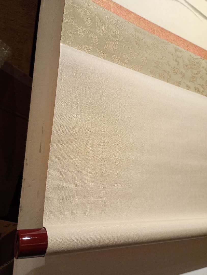 【茶道具】大徳寺 立花大亀和尚筆　富士山画賛「東波天高雲自去来」正月 軸C103