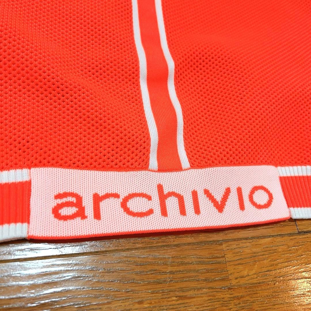 【美品】アルチビオarchivio ベスト　オレンジ