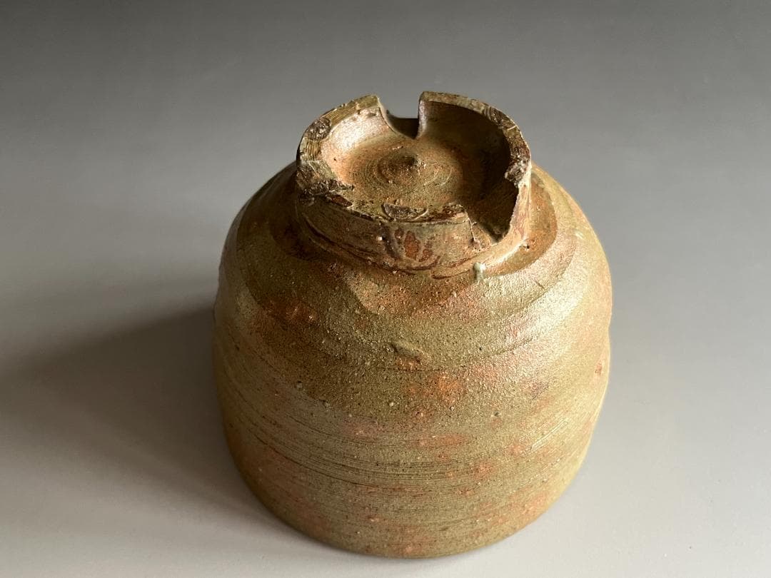 11代　長岡空権　楽山焼　茶碗　而妙斎書付　銘：松風　茶道具　表千家