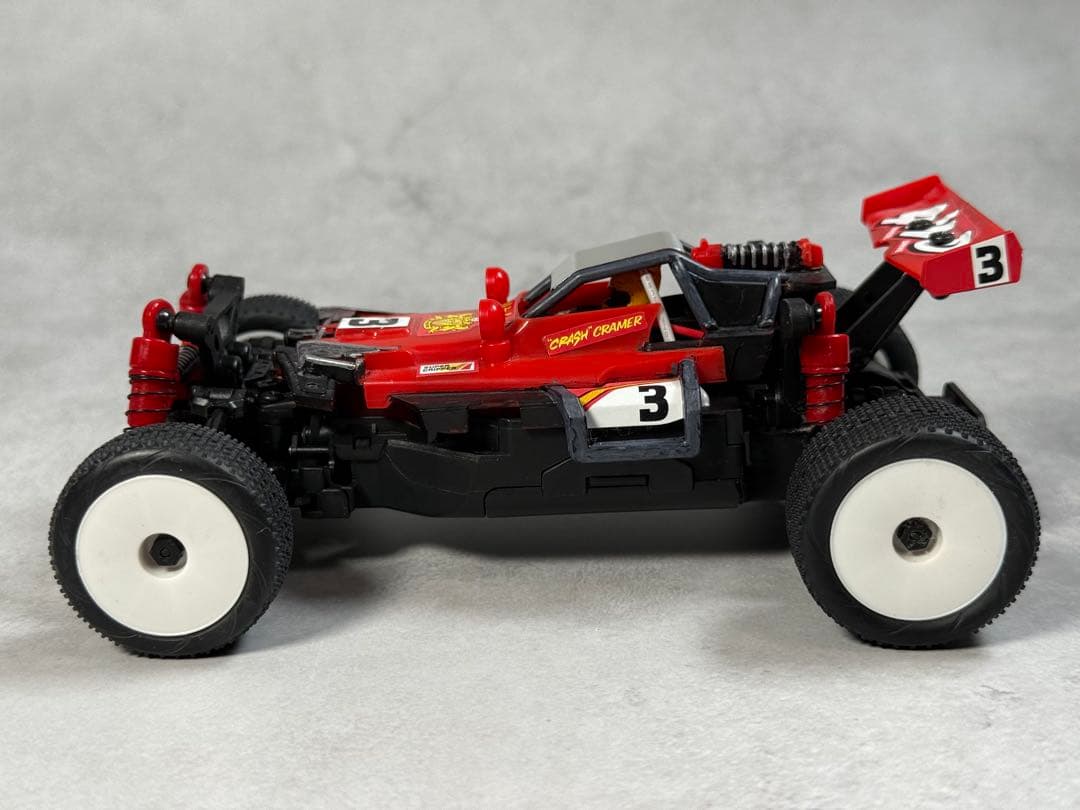 京商 ミニッツバギー MB-010 改造ミニ四駆ホットショットボディ付き