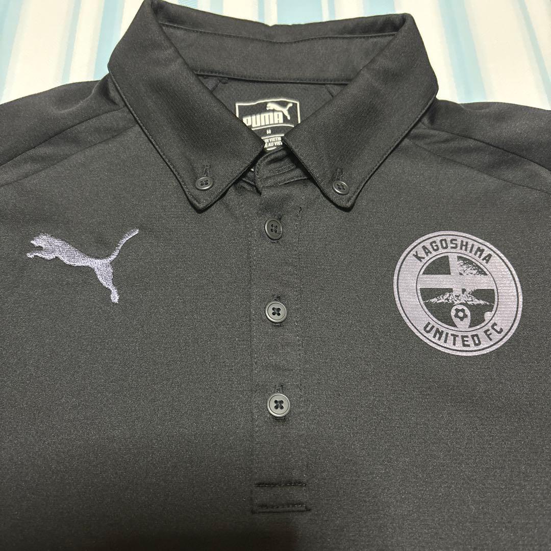 鹿児島ユナイテッド ポロシャツ オールブラック