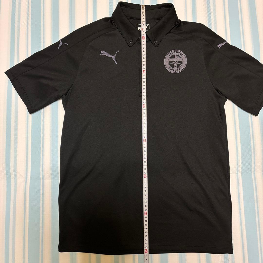 鹿児島ユナイテッド ポロシャツ オールブラック