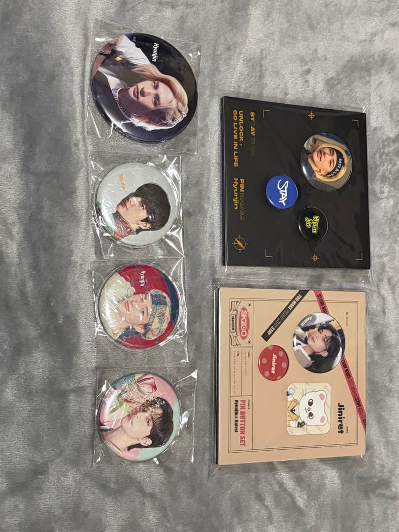 StrayKids ヒョンジン トレカ 缶バッジ