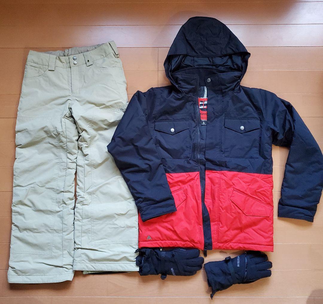 BURTON スノーボードウェア　+　グローブ　セット