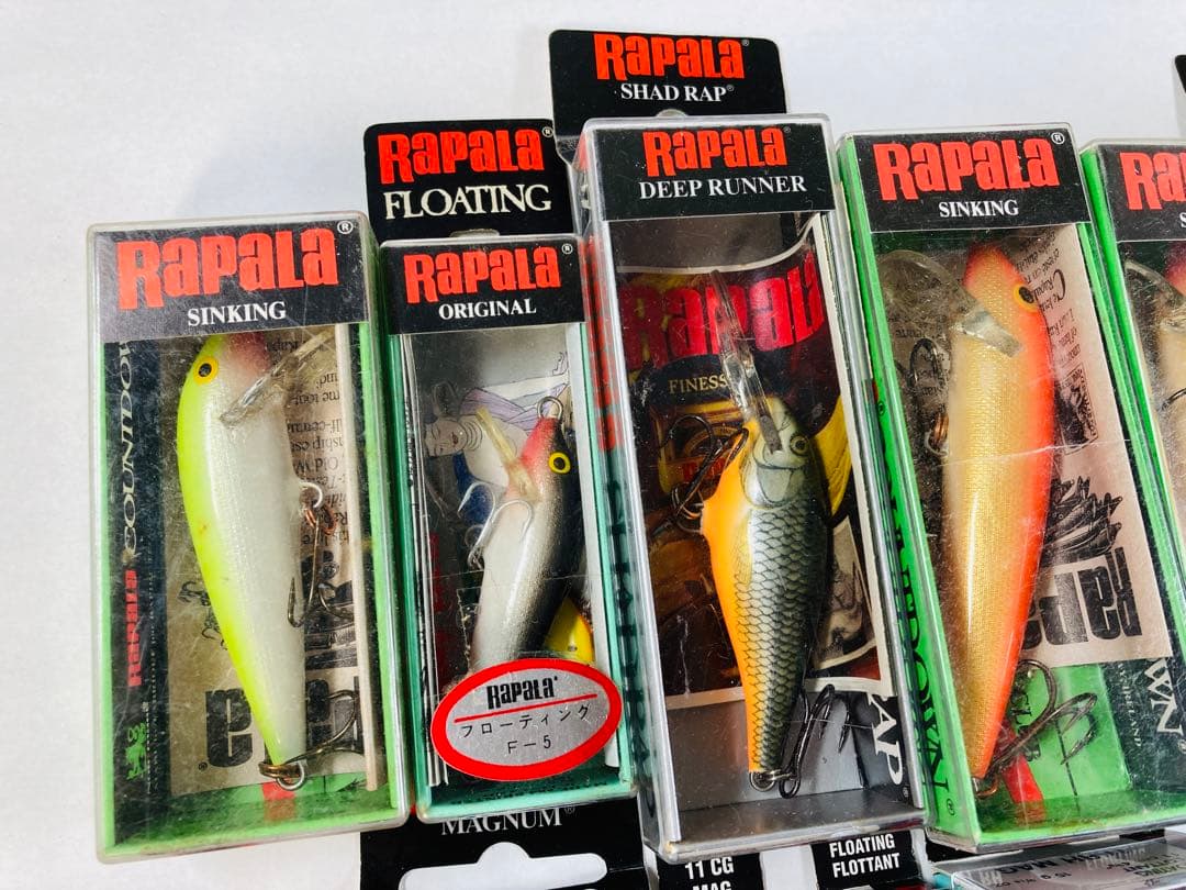 【Rapala】バス釣り引退 ラパラ ルアーセット 18個