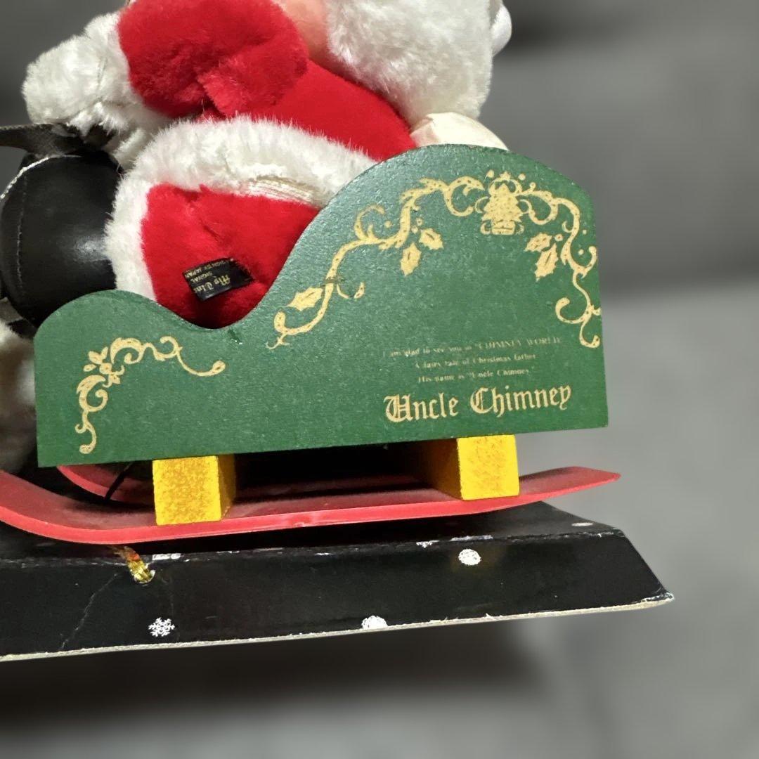 希少♡昭和レトロ　チムニーワールド クリスマス　ソリに乗ったサンタさん/トナカイ