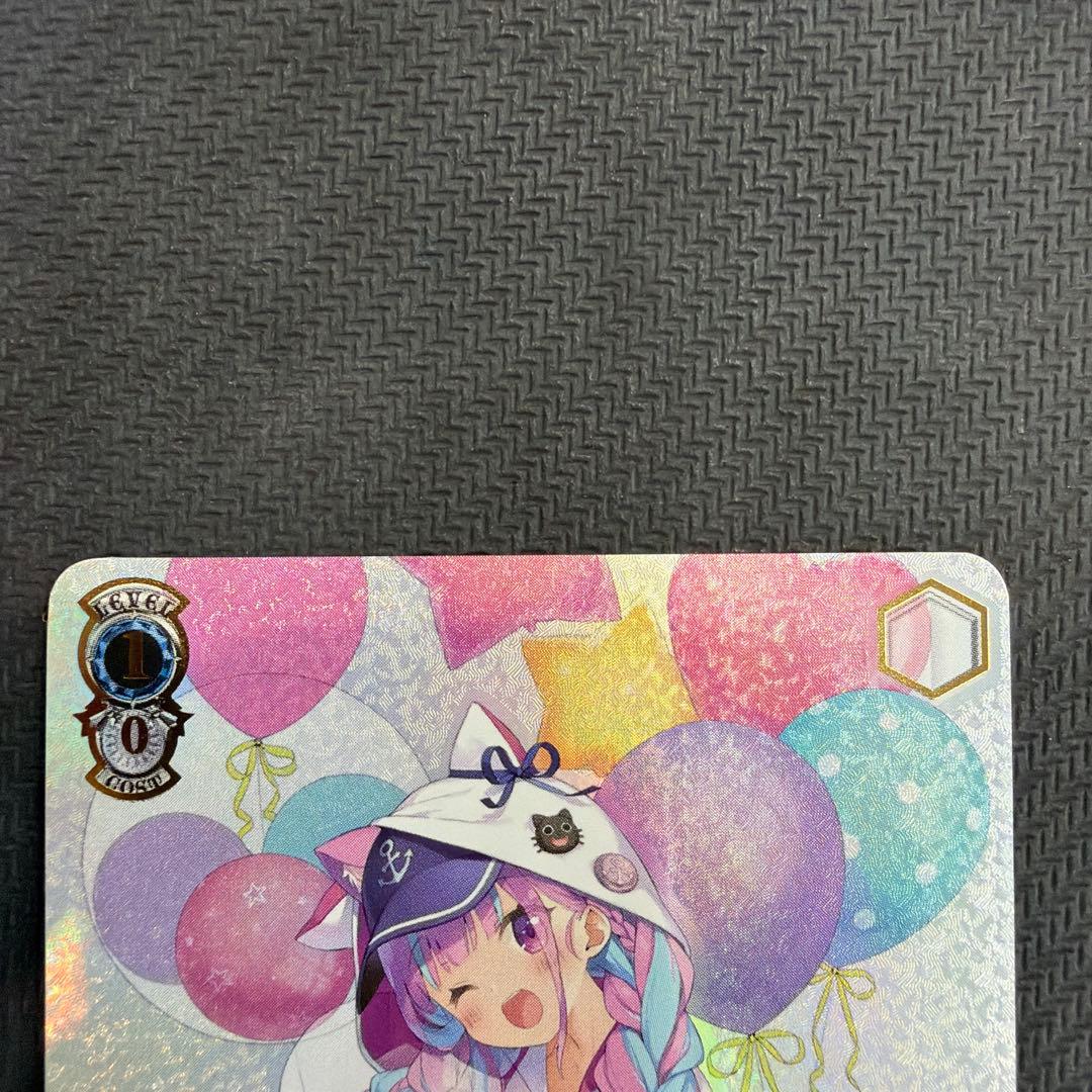 ヴァイスシュヴァルツ　パステルラッパー 湊あくあ　SSP サイン