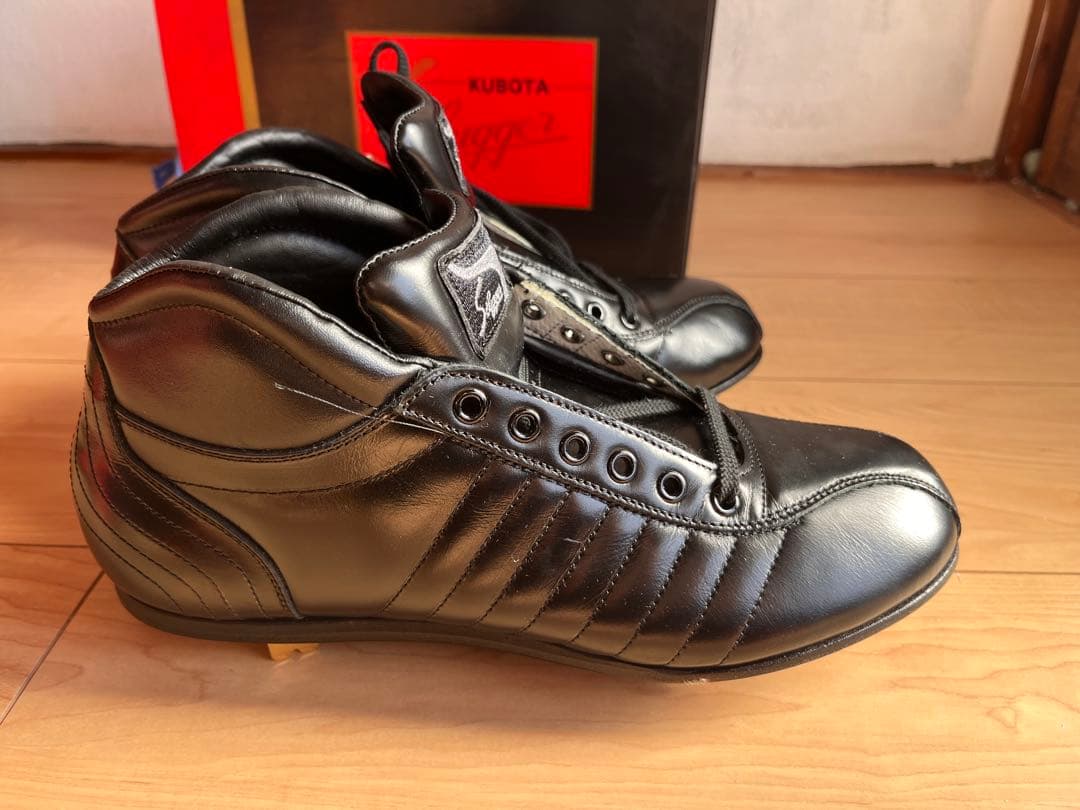 新品・本革久保田スラッガー 野球スパイク 27.5cm 金具 D-163