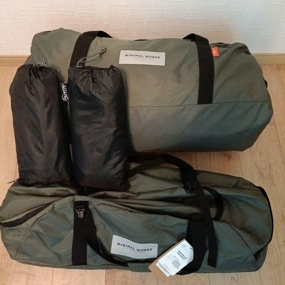 だいぱんだ様　シェルターGH　チャコール　ベスティビュール 薪ストーブ加工