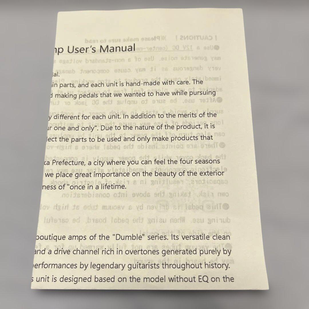 ギター Peace Hill FX ODS Tube Preamp