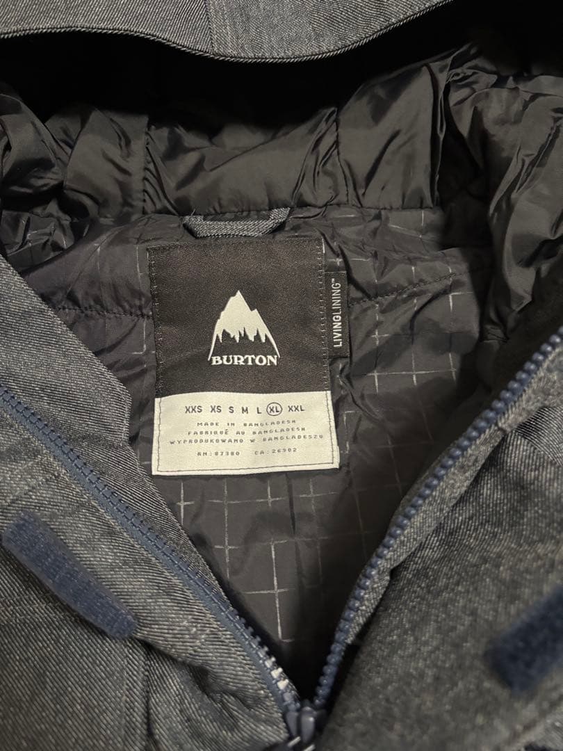 BURTON スノーボードジャケット Lサイズ ダークグレー