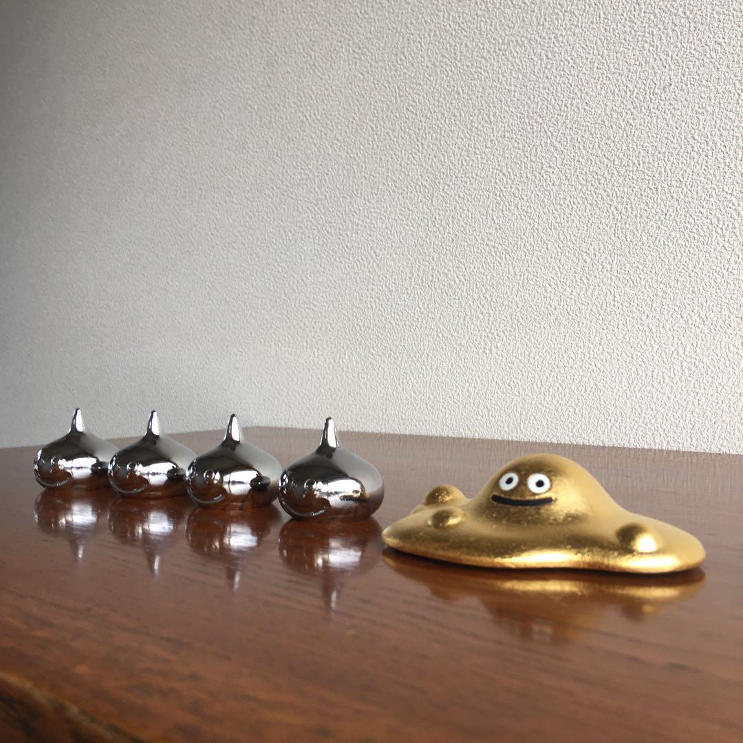 特製　24金　純金箔貼り仕上げ　はぐれメタルL　メタリックモンスターズギャラリー