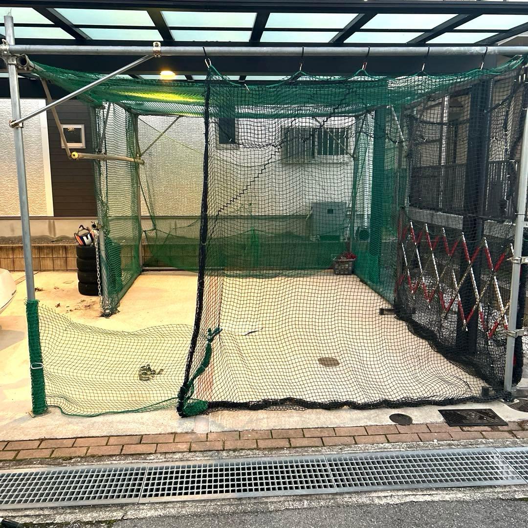 【引取限定】超大型バッティングネット ゲージ おまけ 超得 兵庫 野球 ゴルフ