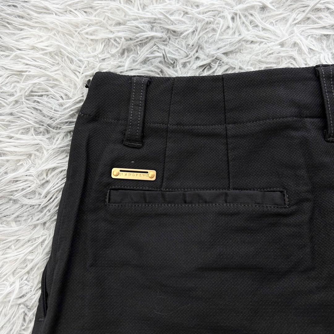 新品　セントアンドリュース　スカート　プリーツ　ストレッチ　秋冬　グレー　L